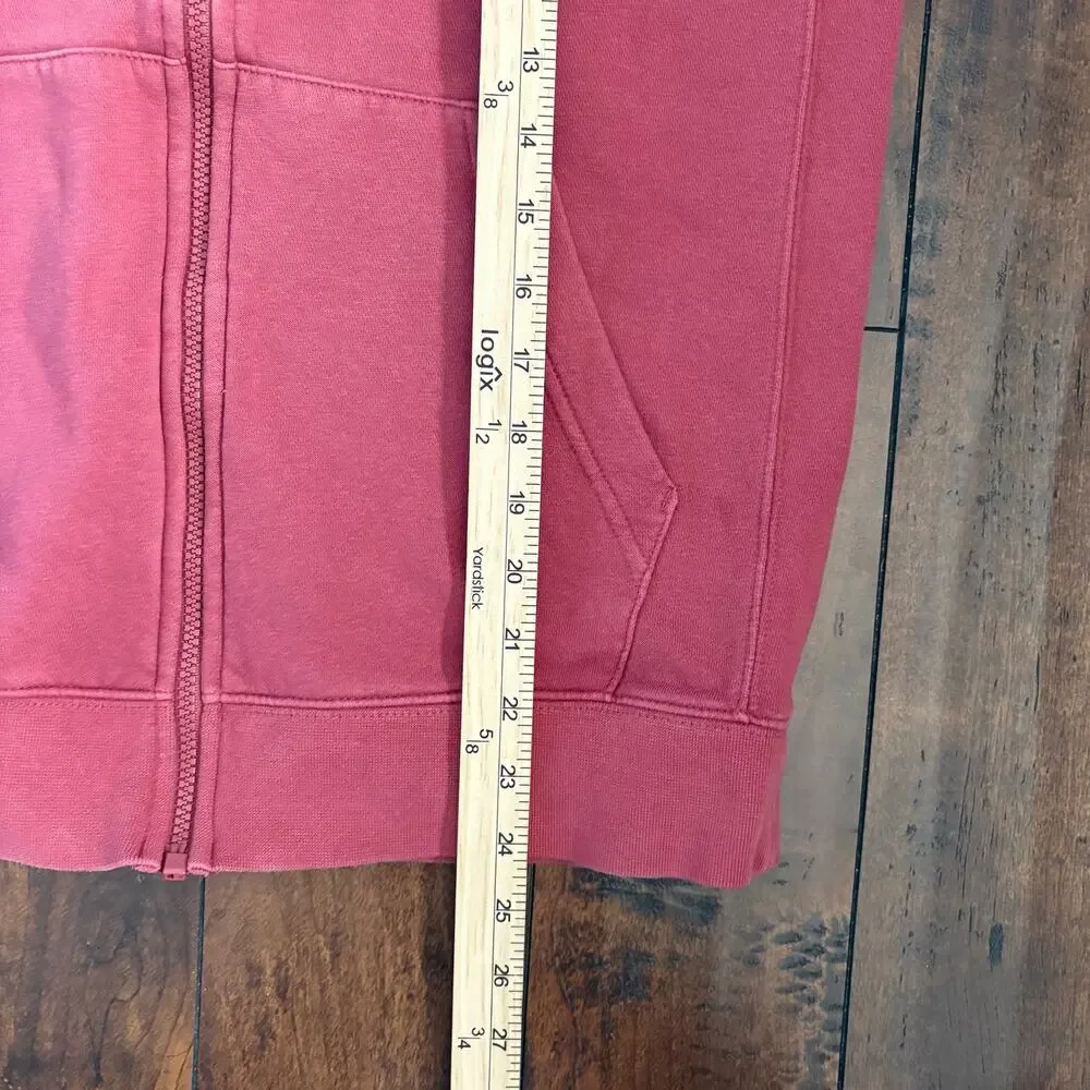 Nike Full Zip Hoodie Womens S Salmon Activewear Sportswear Athletic Swoosh - Picture 4 of 7
